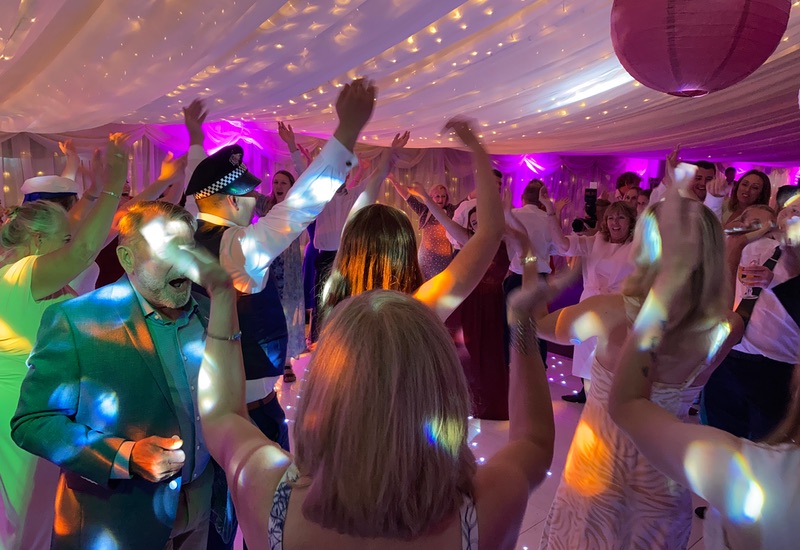 wedding disco at Bordesley Park Redditch