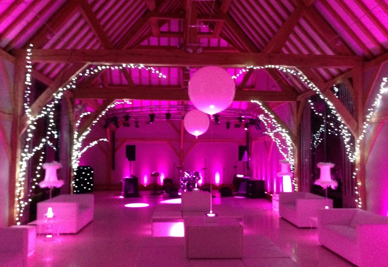 Event lighting and production Red House Barn Bromsgrove